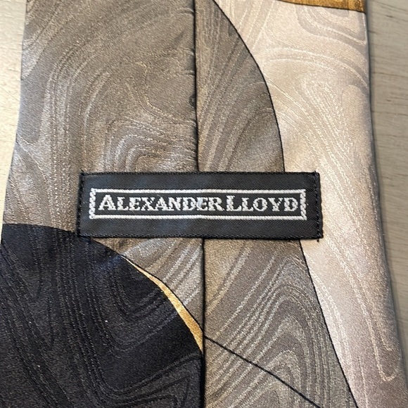 ALEXANDER Lloyd silk tie - Picture 3 of 6